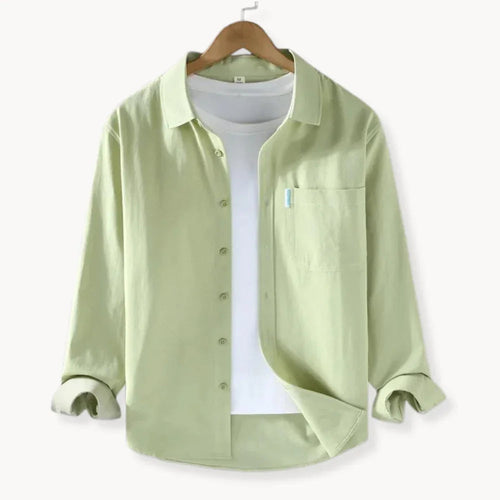 Alban - Chemise en Coton Manches Longues