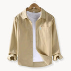 Alban - Chemise en Coton Manches Longues