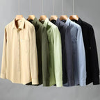 Alban - Chemise en Coton Manches Longues