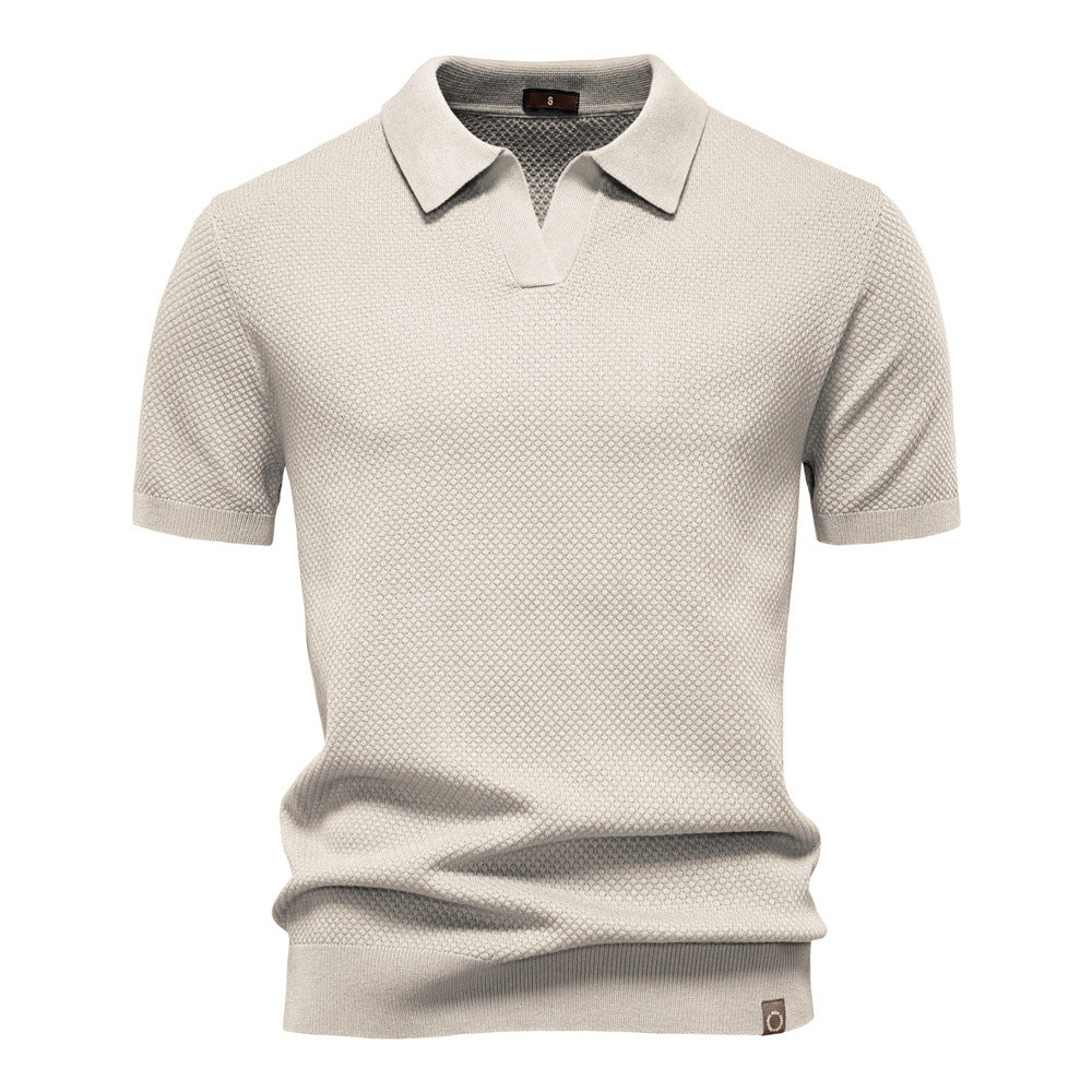 Élégance - Polo Col Ouvert
