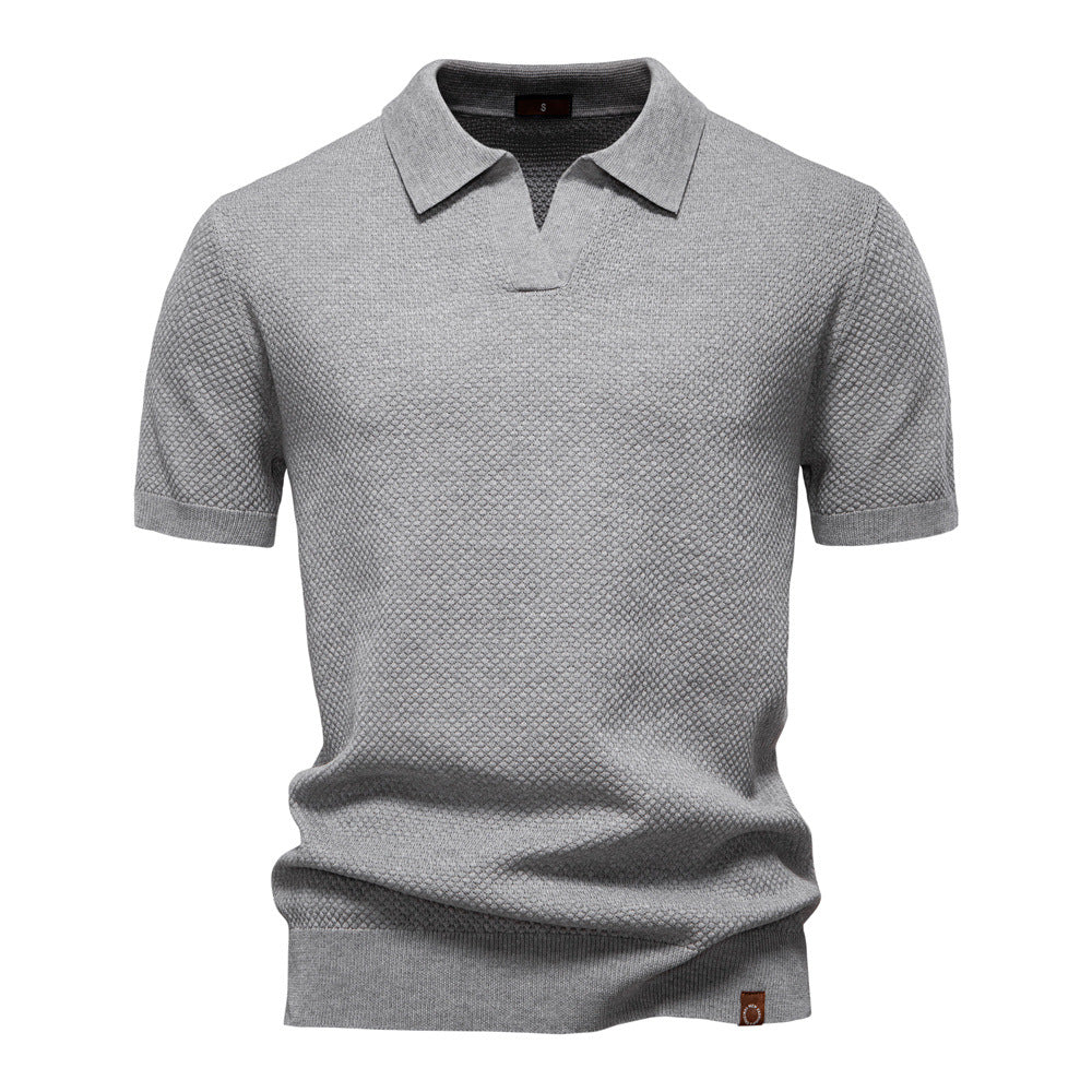Élégance - Polo Col Ouvert