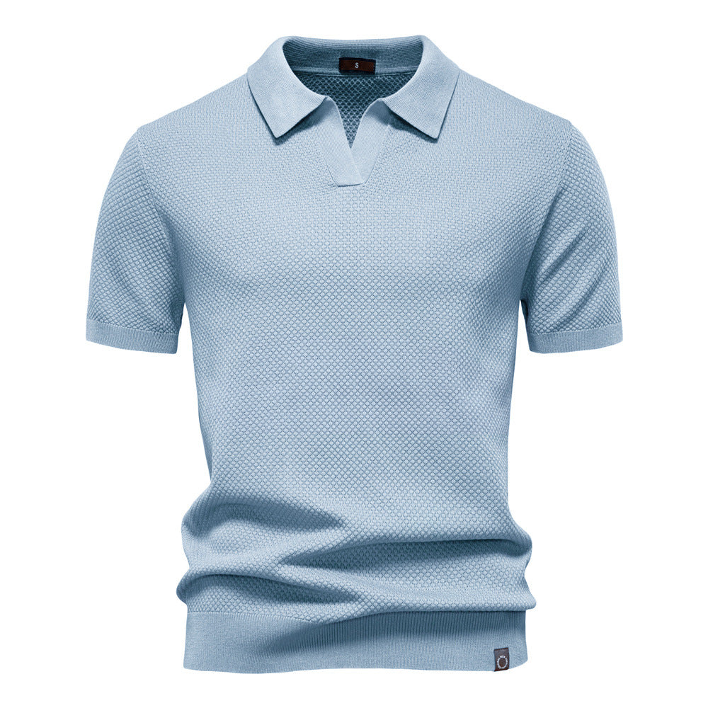 Élégance - Polo Col Ouvert