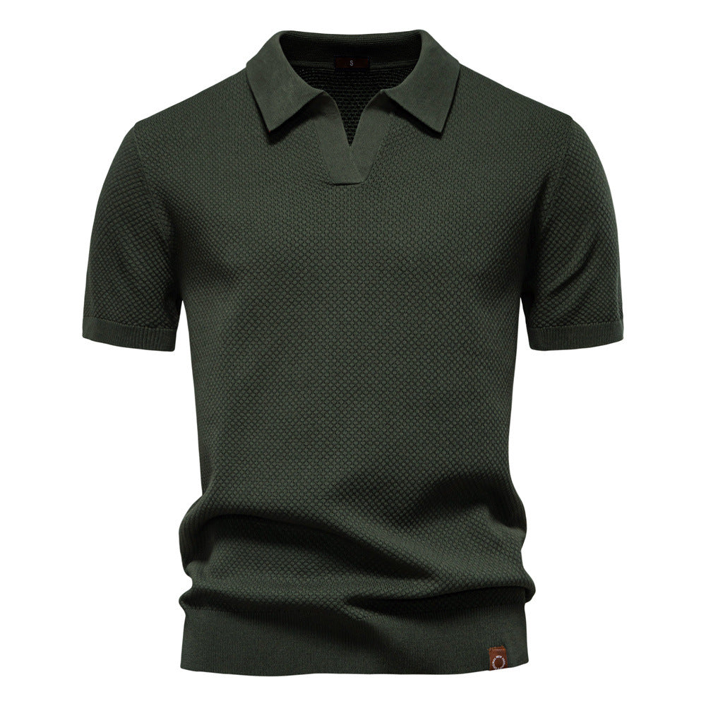 Élégance - Polo Col Ouvert