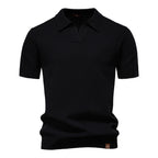 Élégance - Polo Col Ouvert