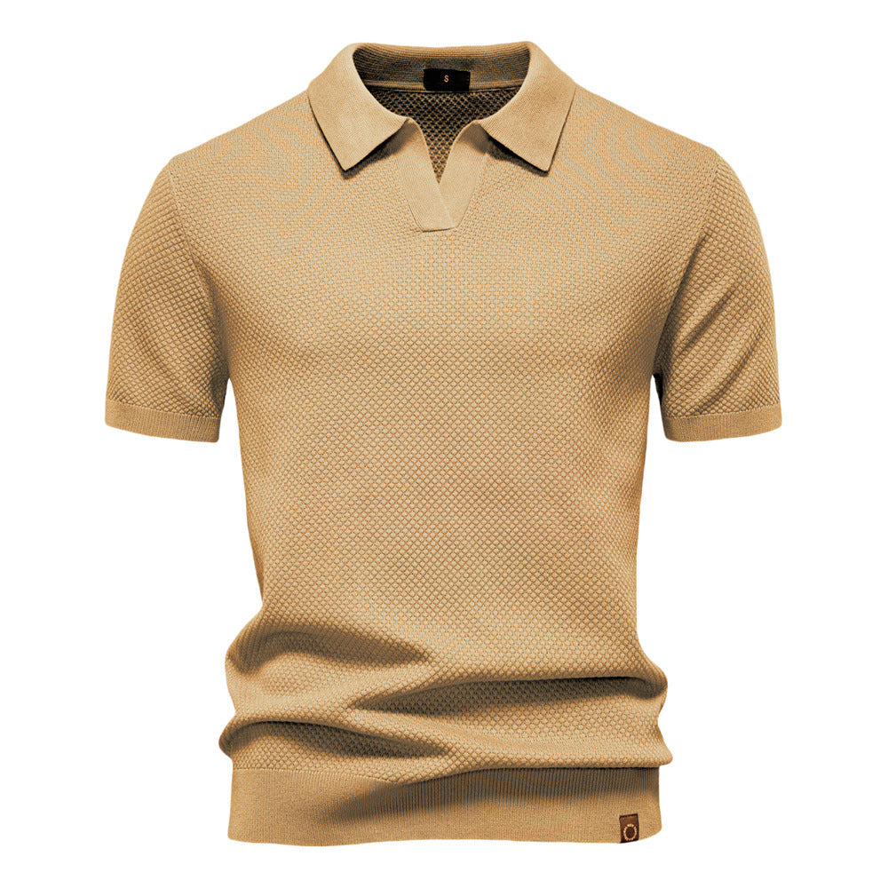 Élégance - Polo Col Ouvert