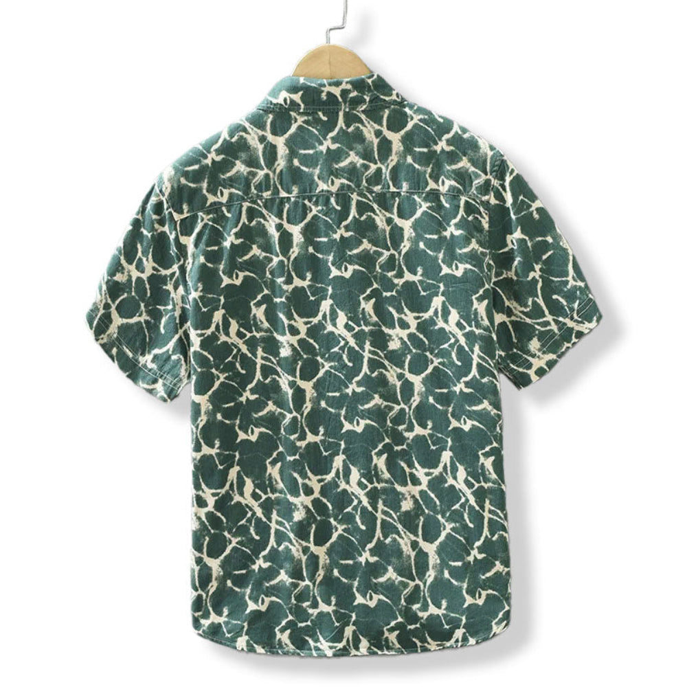 Gaspard - Chemise en Coton à Rayures Nautiques