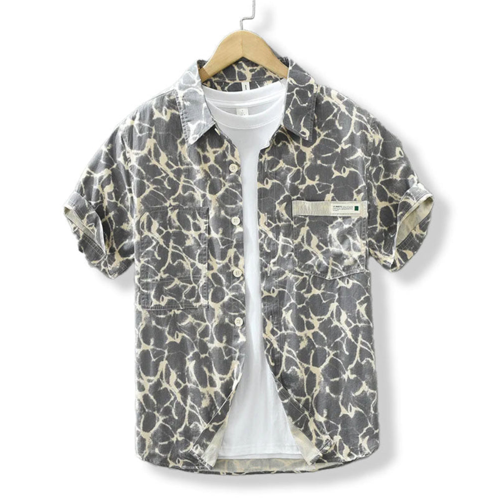 Gaspard - Chemise en Coton à Rayures Nautiques