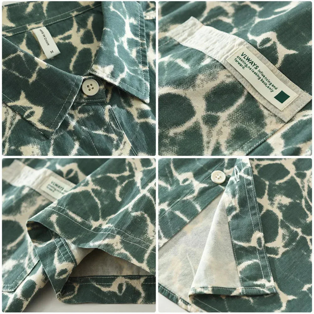 Gaspard - Chemise en Coton à Rayures Nautiques