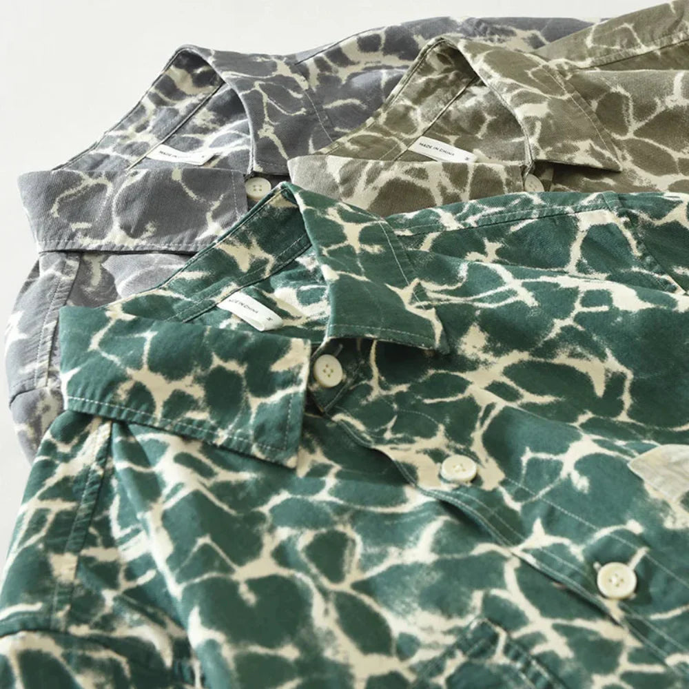 Gaspard - Chemise en Coton à Rayures Nautiques
