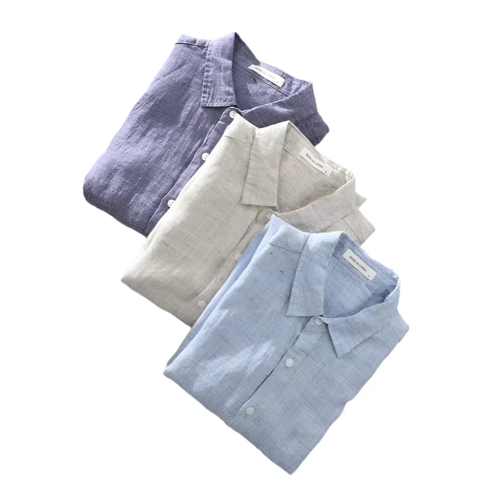 Aubin - Chemise en Lin Boutonnée
