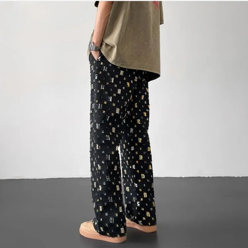 Mosaïque - Pantalon Coupe Droite