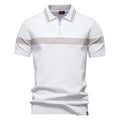Marin - Polo Rayé Respirant