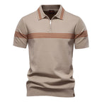 Marin - Polo Rayé Respirant