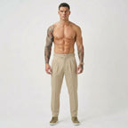 Léandre - Pantalon Taille Haute - Crème