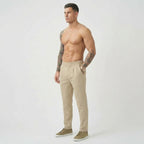 Léandre - Pantalon Taille Haute - Crème