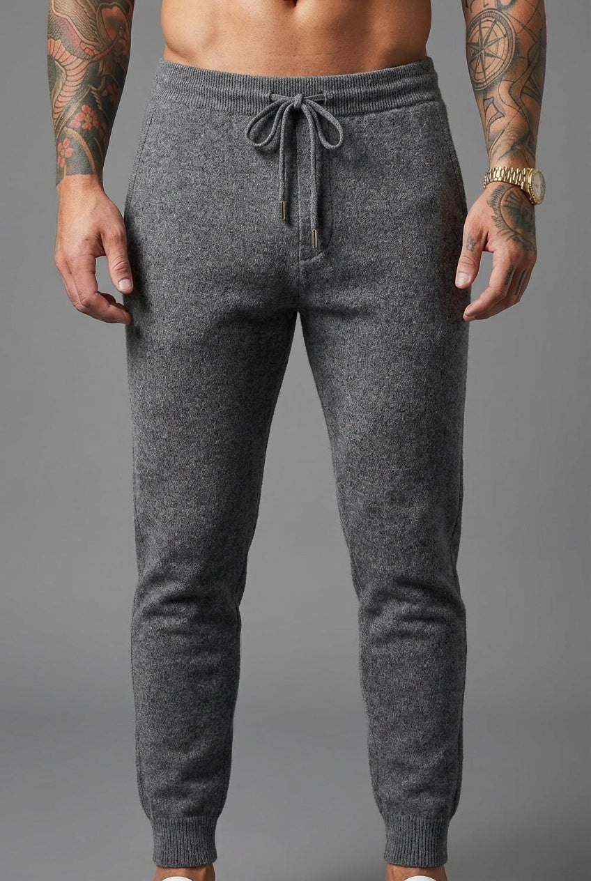 Nuage - Pantalon en Laine Mérinos - Gris Foncé