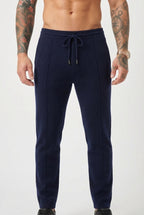Nuage - Pantalon en Laine Mérinos - Bleu Marine