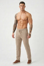 Nuage - Pantalon en Laine Mérinos - Beige