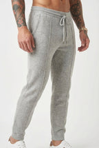 Nuage - Pantalon en Laine Mérinos - Gris Clair