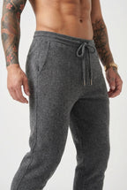 Nuage - Pantalon en Laine Mérinos - Gris Foncé