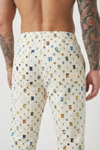 Mosaïque - Pantalon Coupe Droite