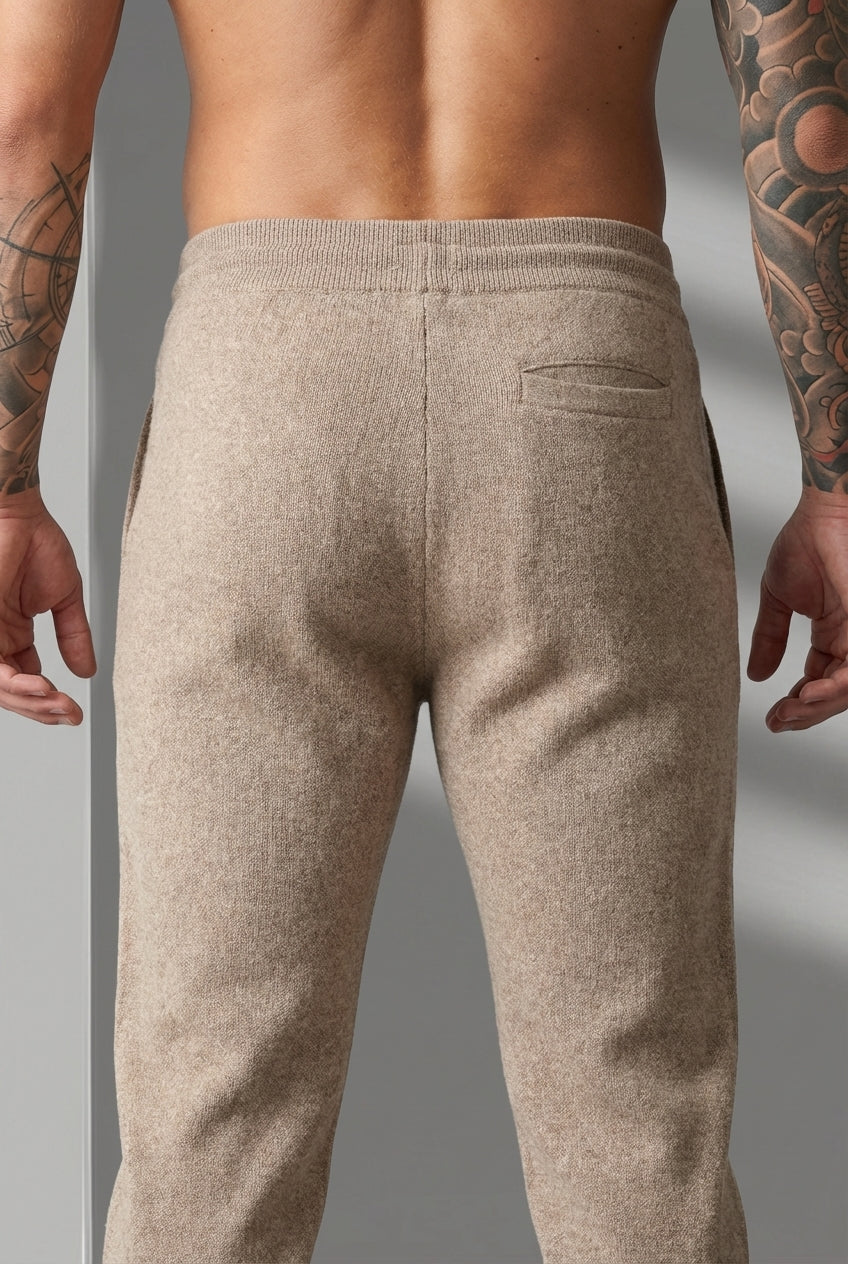 Nuage - Pantalon en Laine Mérinos - Beige