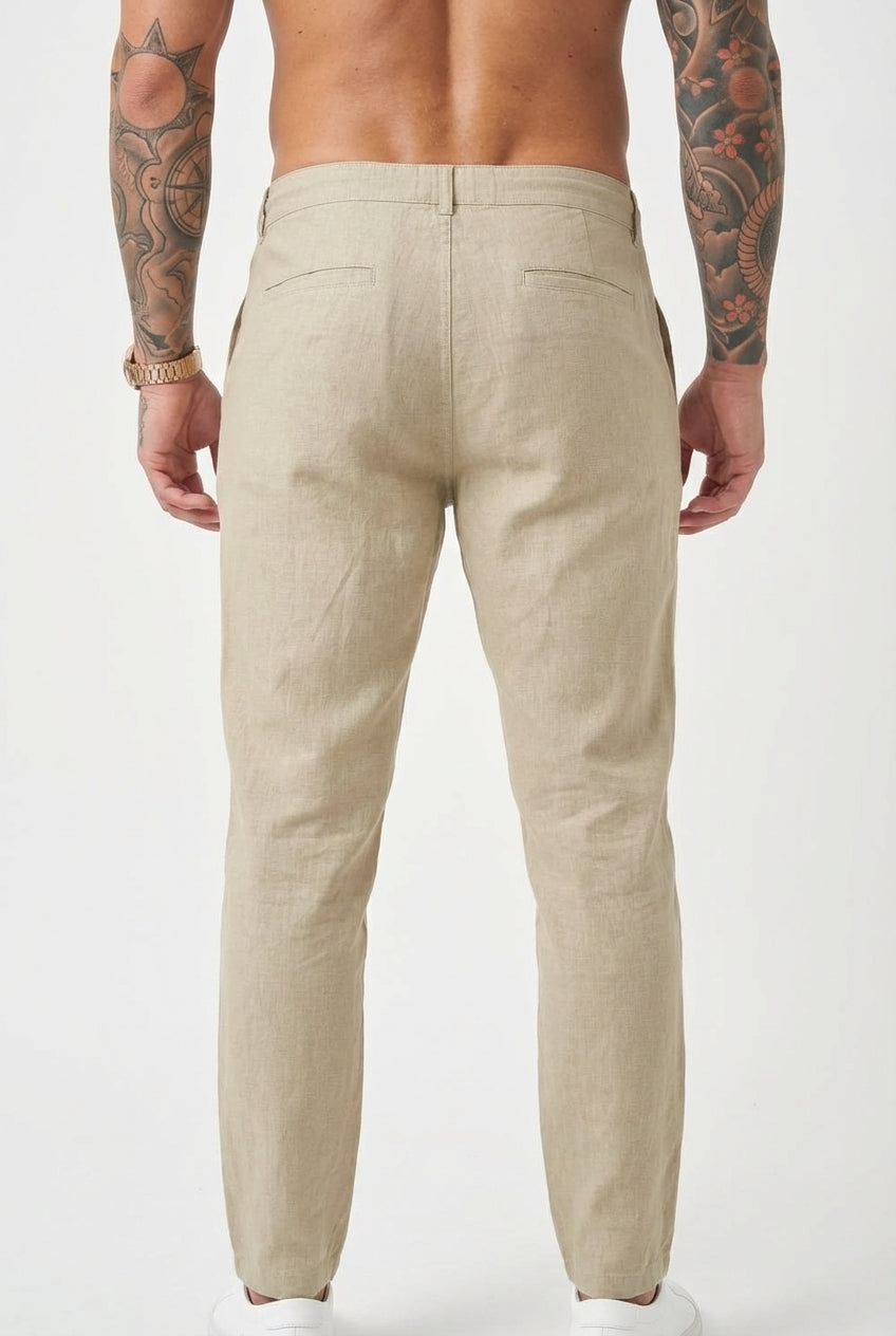 Côme - Pantalon en Lin Décontracté