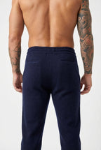 Nuage - Pantalon en Laine Mérinos - Bleu Marine